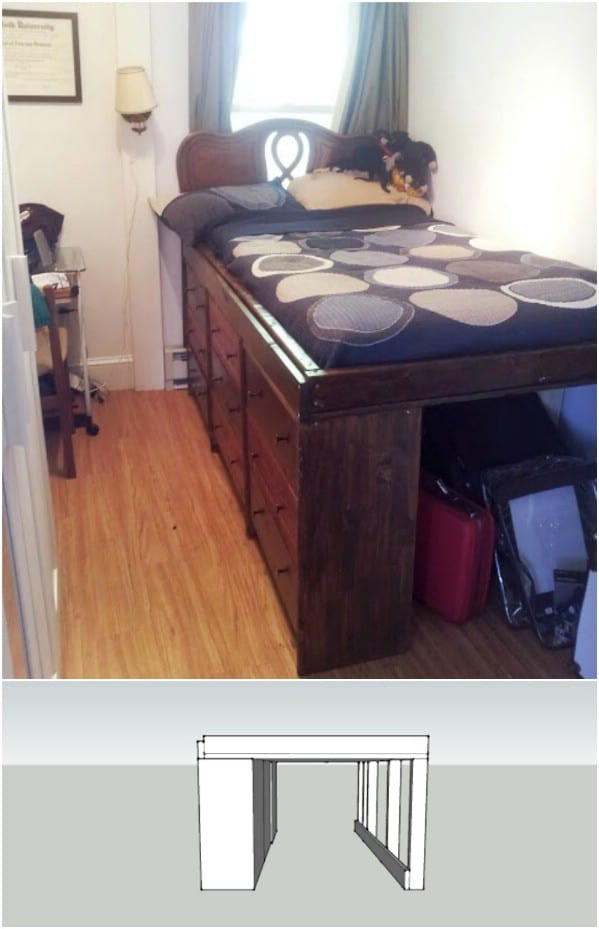 Move The Dresser Under The Bed