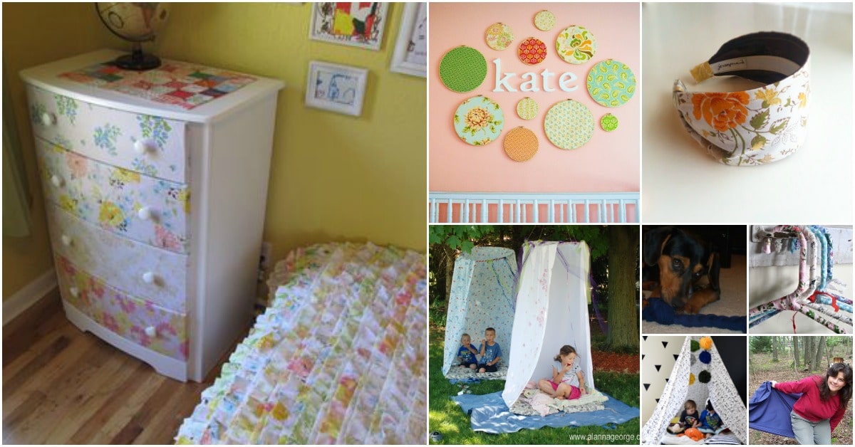 30 Creative And Crafty Ways To Repurpose Old Bed Sheets DIY & Crafts Bloglovin’