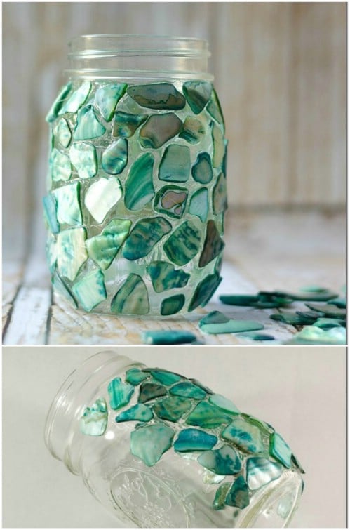 Mosaic Mason Jar Craft