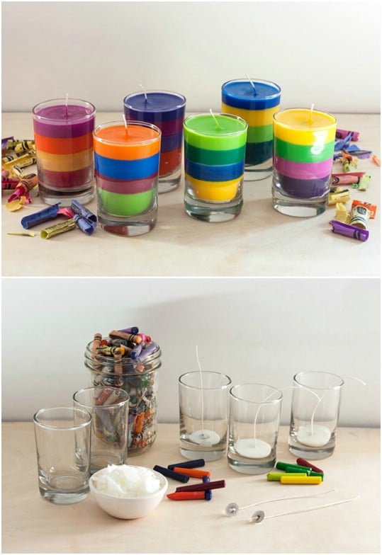 Crayon Candles
