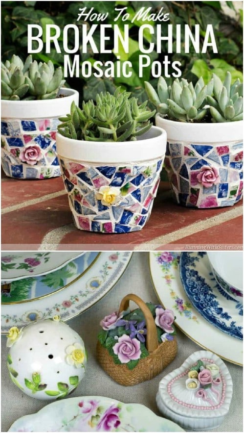 Mosaic Planter Trio