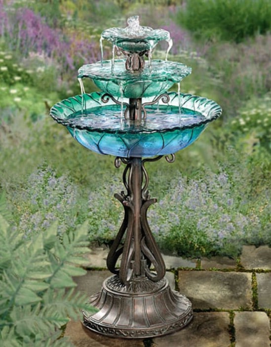 Old Lamp Turned Fountain