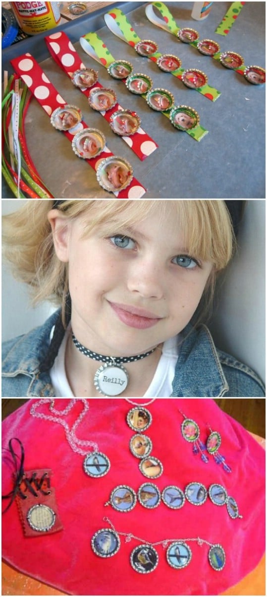 DIY Bottle Cap Jewelry