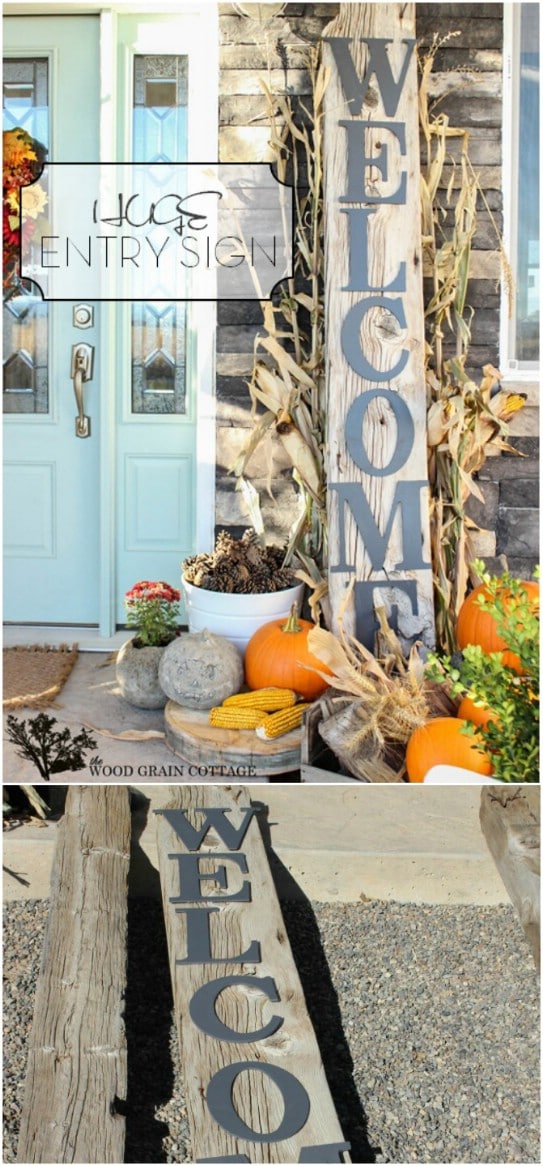 Welcome Fall: 16 Amazing DIY Fall Porch Decorating Ideas