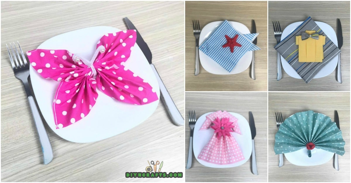 5 Creative and MindBlowing NapkinFolding Tricks in Under 4 Minutes