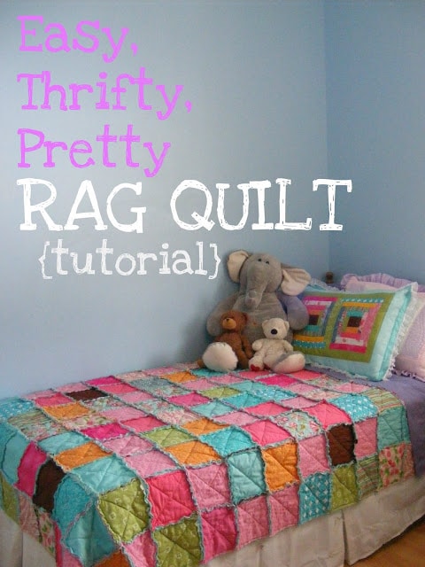 Beautiful Make It Yourself Rag Quilt – So Fun and Easy! 