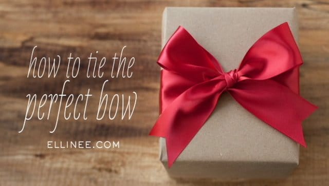 Awesome And Easy Gift And Decorating DIY Learn To Tie Your Own 