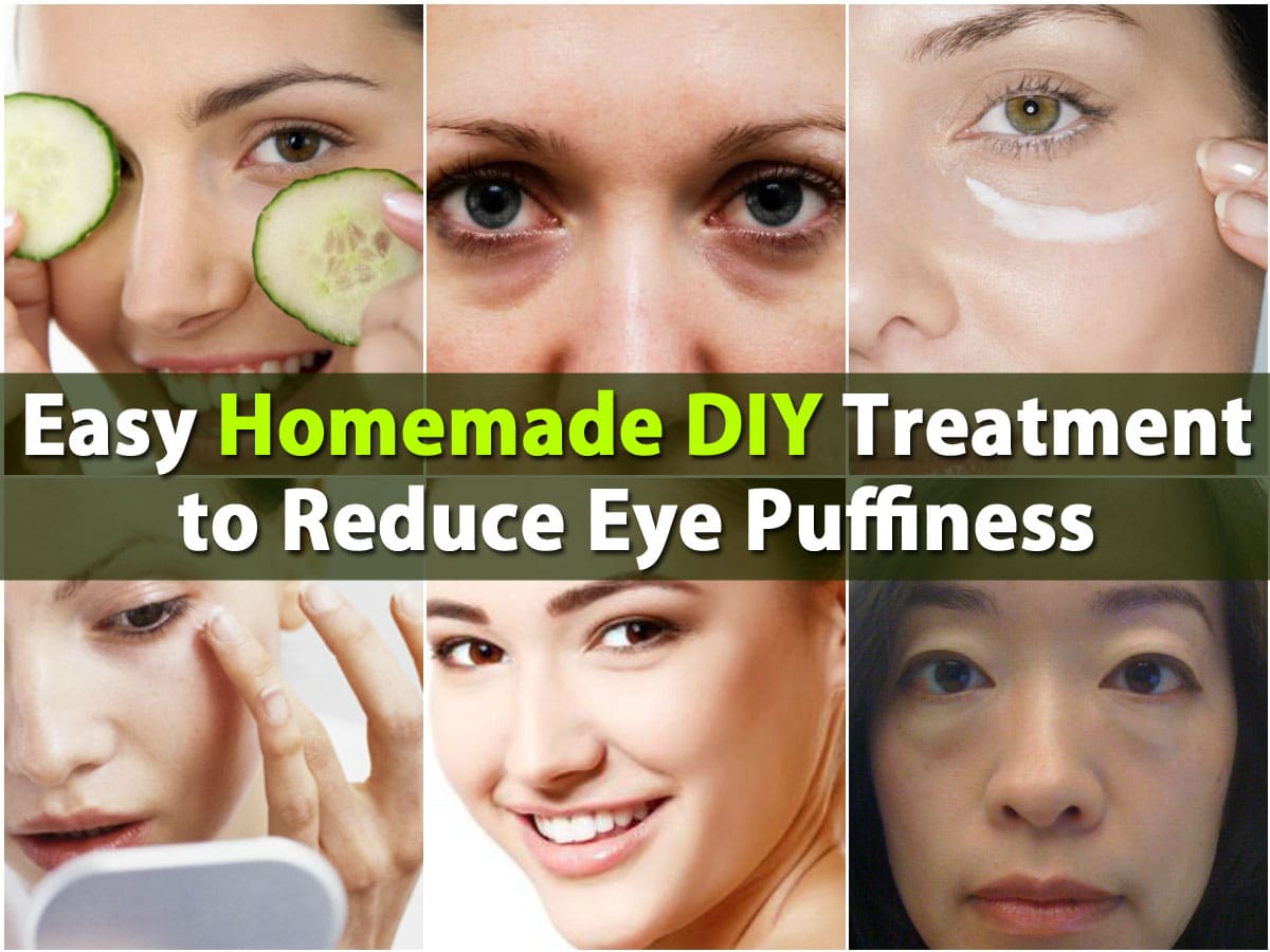 Easy Homemade DIY Treatment to Reduce Eye Puffiness DIY & Crafts