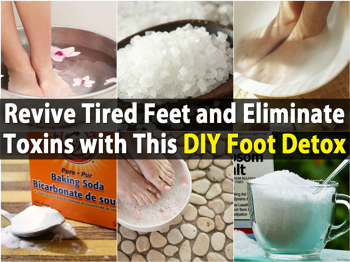 Revive Tired Feet and Eliminate Toxins with This DIY Foot Detox Soak