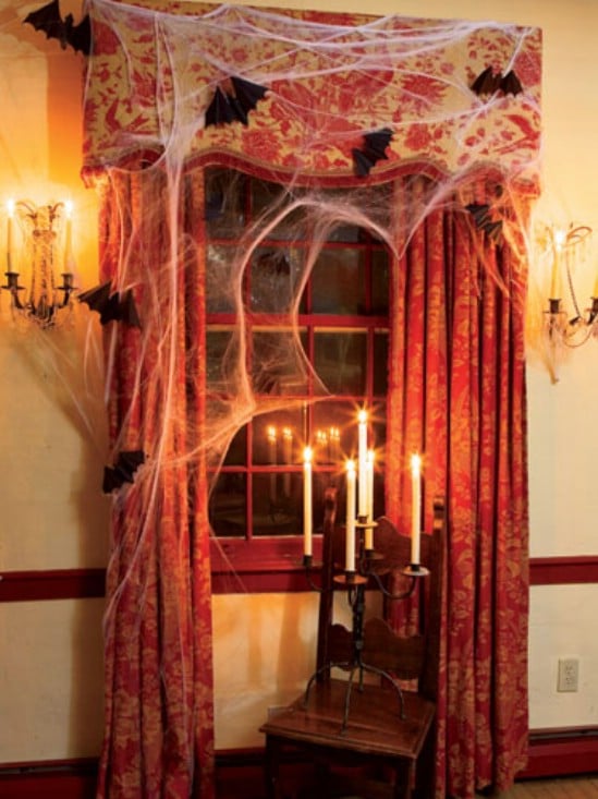 Eerie Window - 40 Easy to Make DIY Halloween Decor Ideas