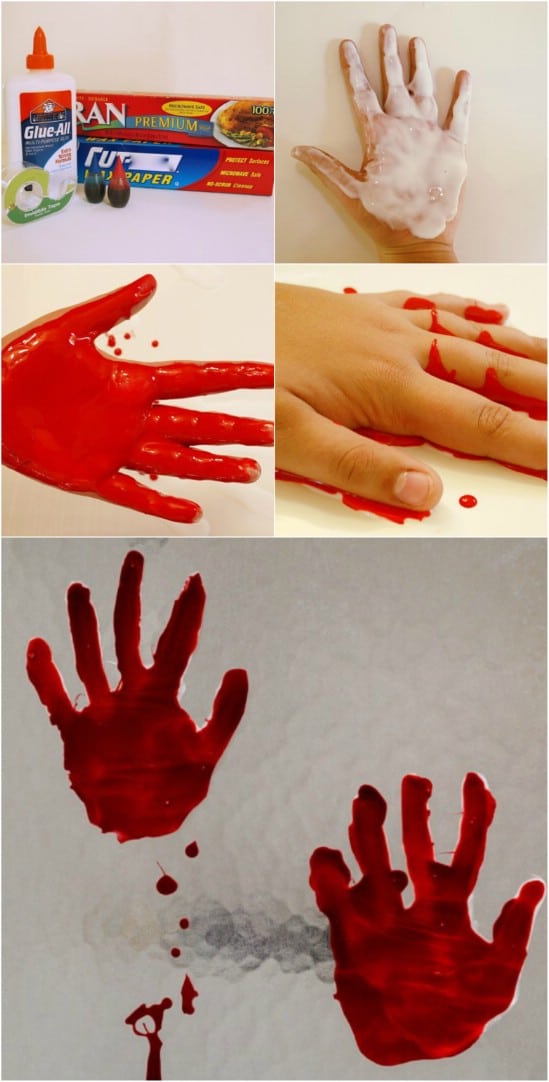 Bloody Handprint Window Clings