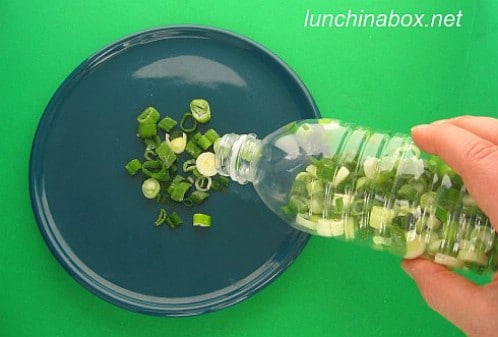Freeze Green Onions in Plastic - 40 DIY Tricks To Make Your Groceries Last As Long As Possible