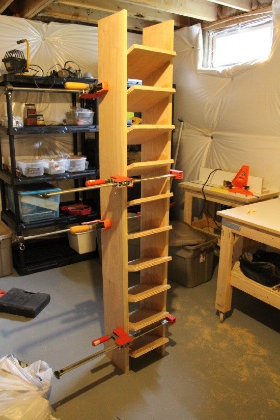 Woodworking door rack