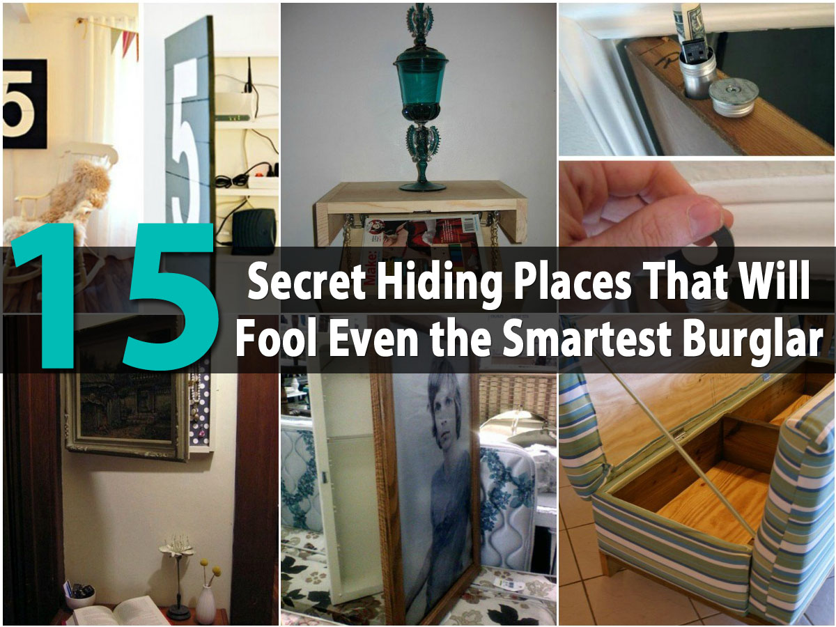 15 Secret Hiding Places That Will Fool Even The Smartest Burglar Diy