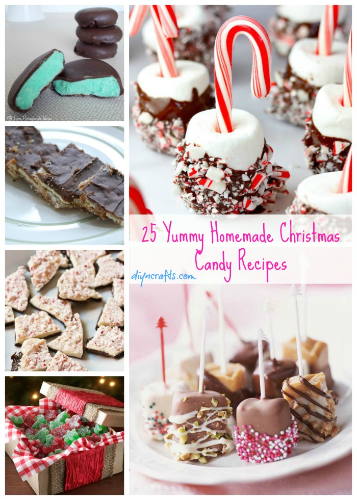 25 Yummy Homemade  Christmas Candy  Recipes  DIY Crafts