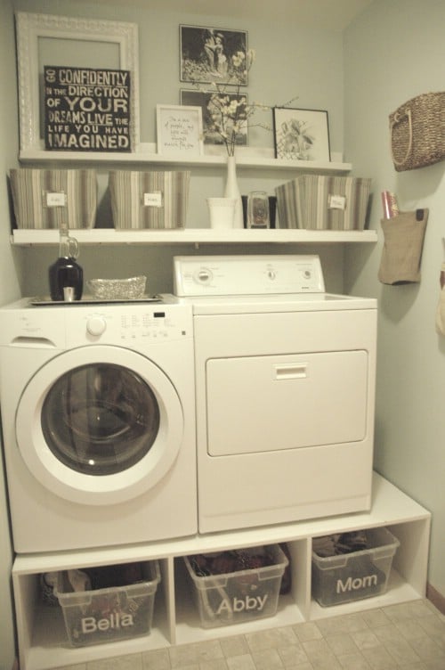 30 Brilliant Ways to Organize and Add Storage to Laundry Rooms - DIY