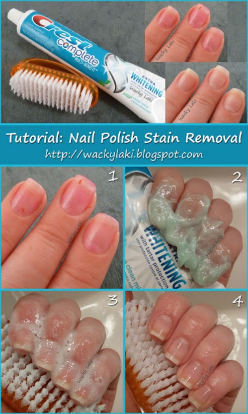 Toothpaste Stain Removal