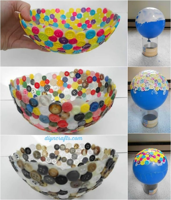 Brilliant Way to Impress Your Guests: Cute DIY Button Bowl 