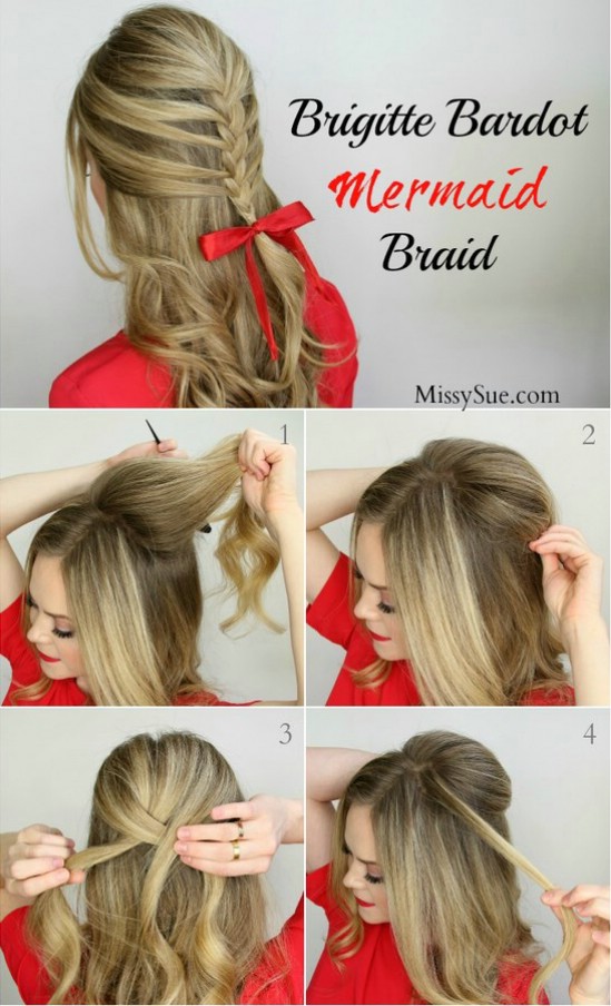 12 Super Cute DIY Christmas Hairstyles for All Lengths 