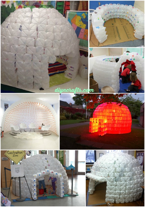 Recycling at its Finest: How to Build a Magnificent Milk Jug Igloo