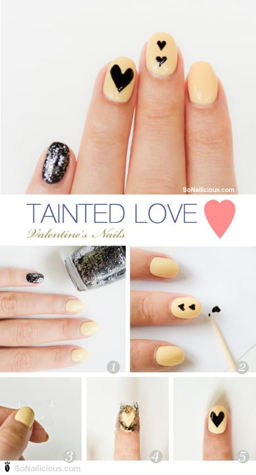 17 Lovely Valentine’s Day Nail Art Designs and Tutorials