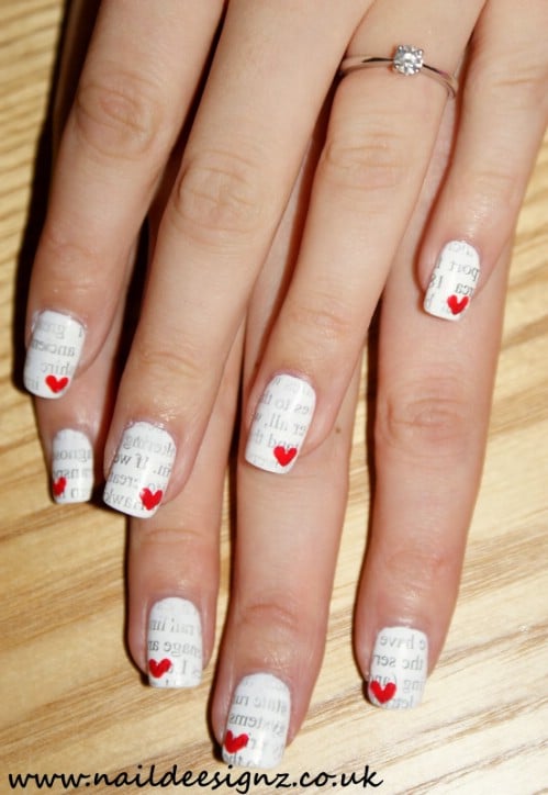 17 Lovely Valentine’s Day Nail Art Designs and Tutorials