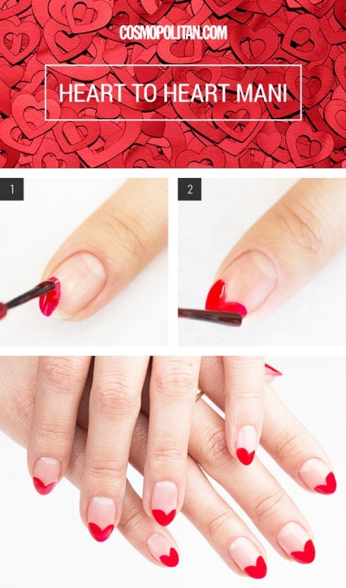 17 Lovely Valentine’s Day Nail Art Designs and Tutorials