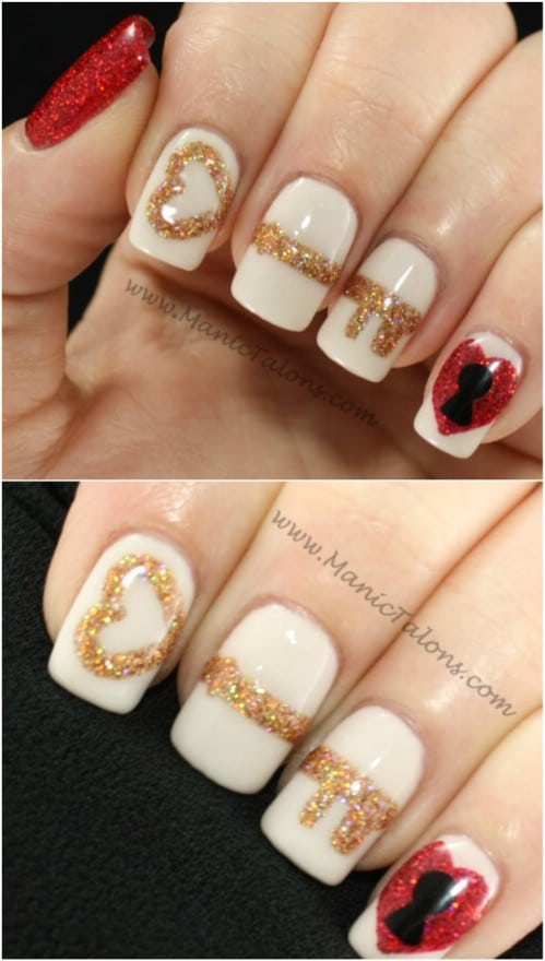 17 Lovely Valentine’s Day Nail Art Designs and Tutorials