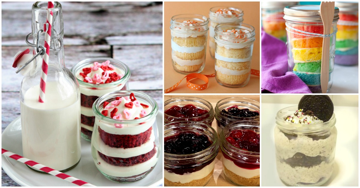8 Heavenly Cakes and Desserts in Jars That Won't Let You Down DIY