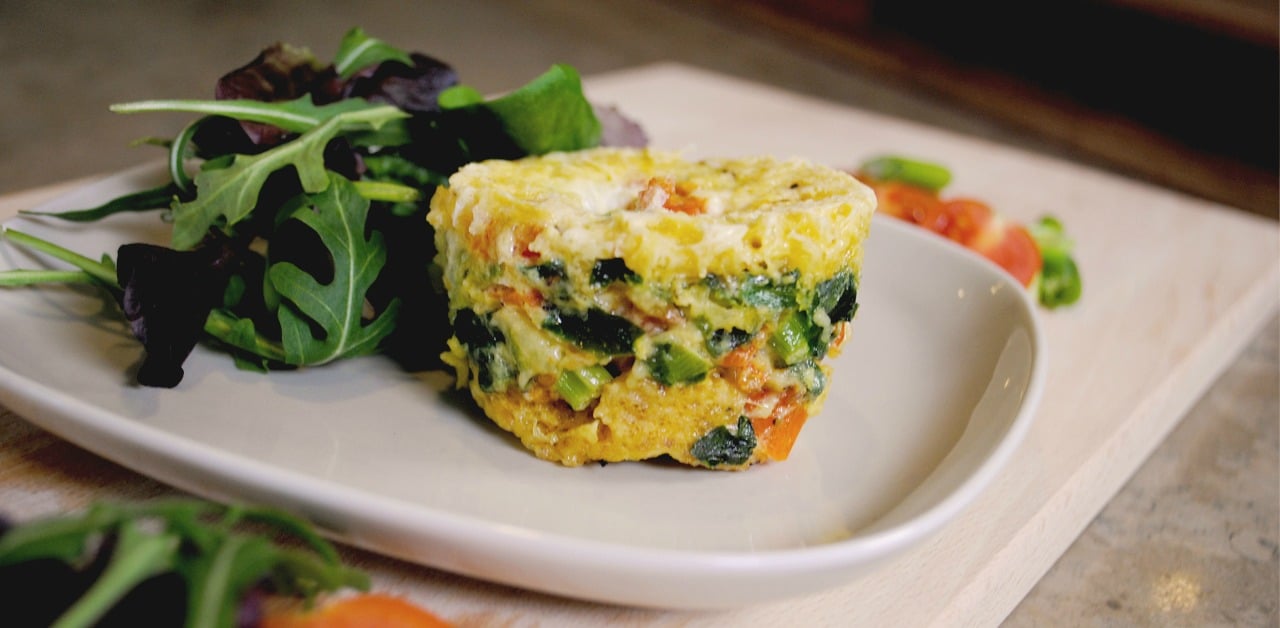 Quick Healthy Snack How to Make a 3Minute Microwave Quiche in a Mug