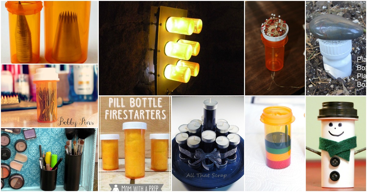 30 Genius Ways To Reuse And Repurpose Empty Pill Bottles DIY Crafts 30 Genius Ways To Reuse And Repurpose Empty Pill Bottles DIY Crafts