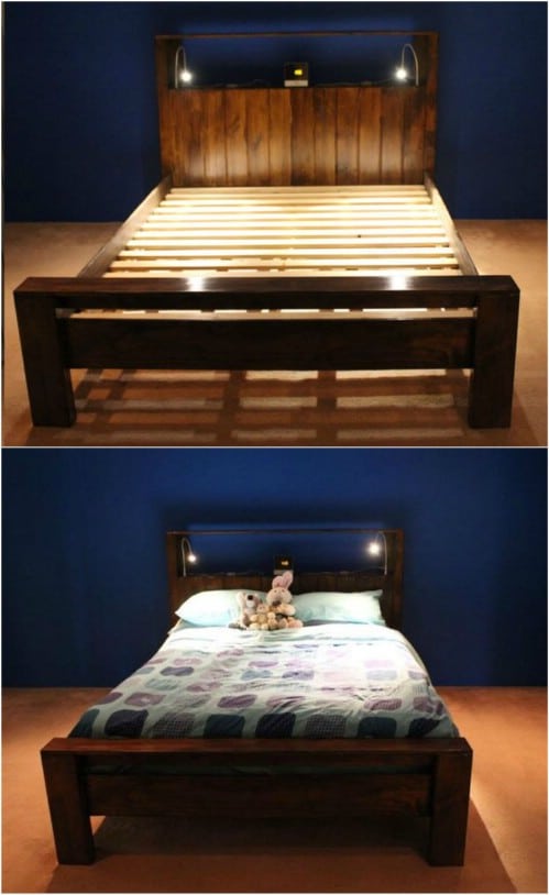 21 DIY Bed Frame Projects – Sleep in Style and Comfort ...