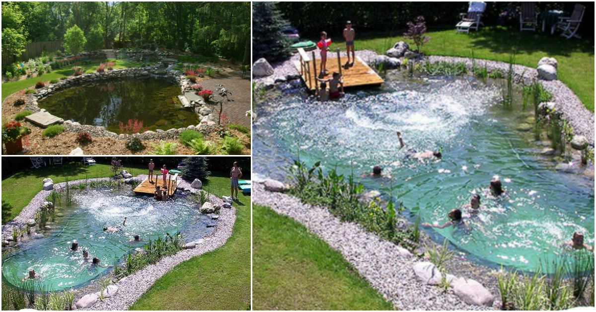 Magical Outdoor DIY: How Make An All-Natural Swimming Pond ...