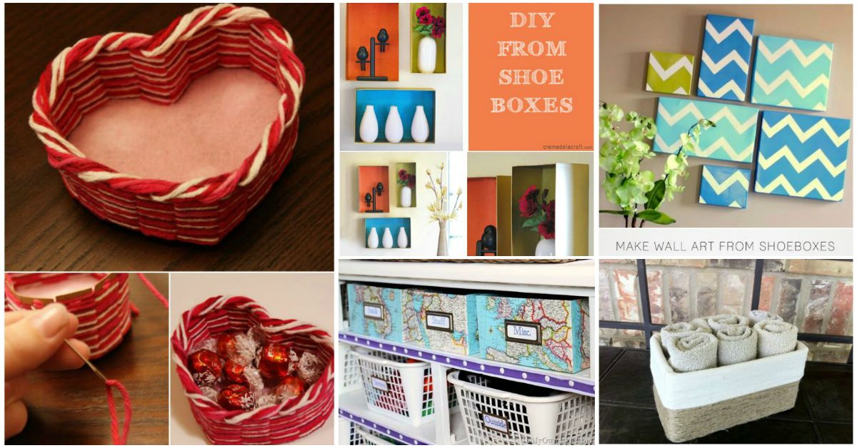 25 Brilliantly Crafty Shoebox Projects for You, Your Home, and the Kids