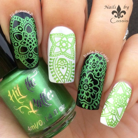 Stamped nail designs