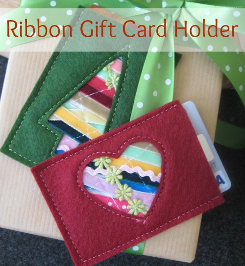 Ribbon Gift Card Holder