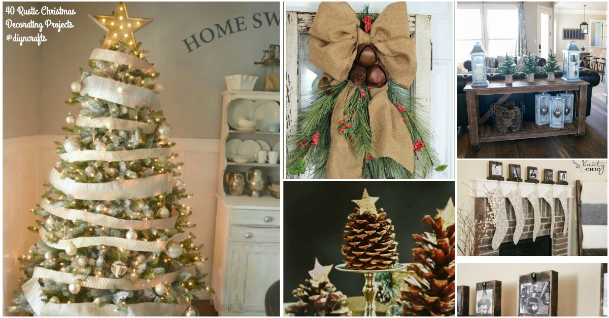 40 Rustic Christmas Decor Ideas You Can Build Yourself 