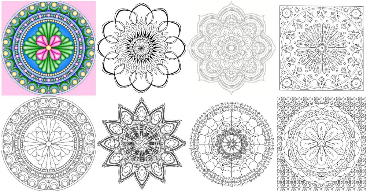 15 Amazingly Relaxing Free Printable Mandala Coloring