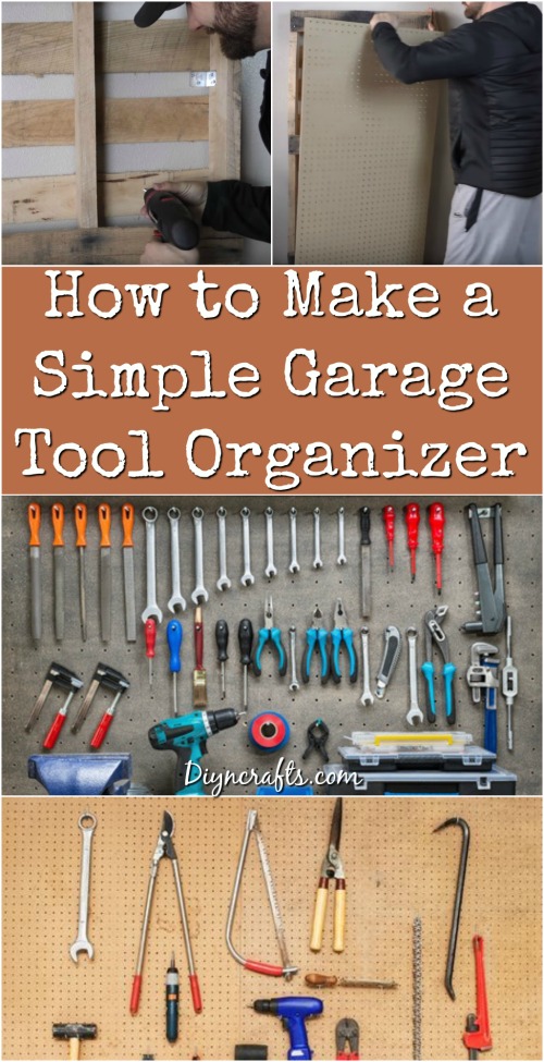 How to Make a Simple Garage Tool Organizer - DIY &amp; Crafts