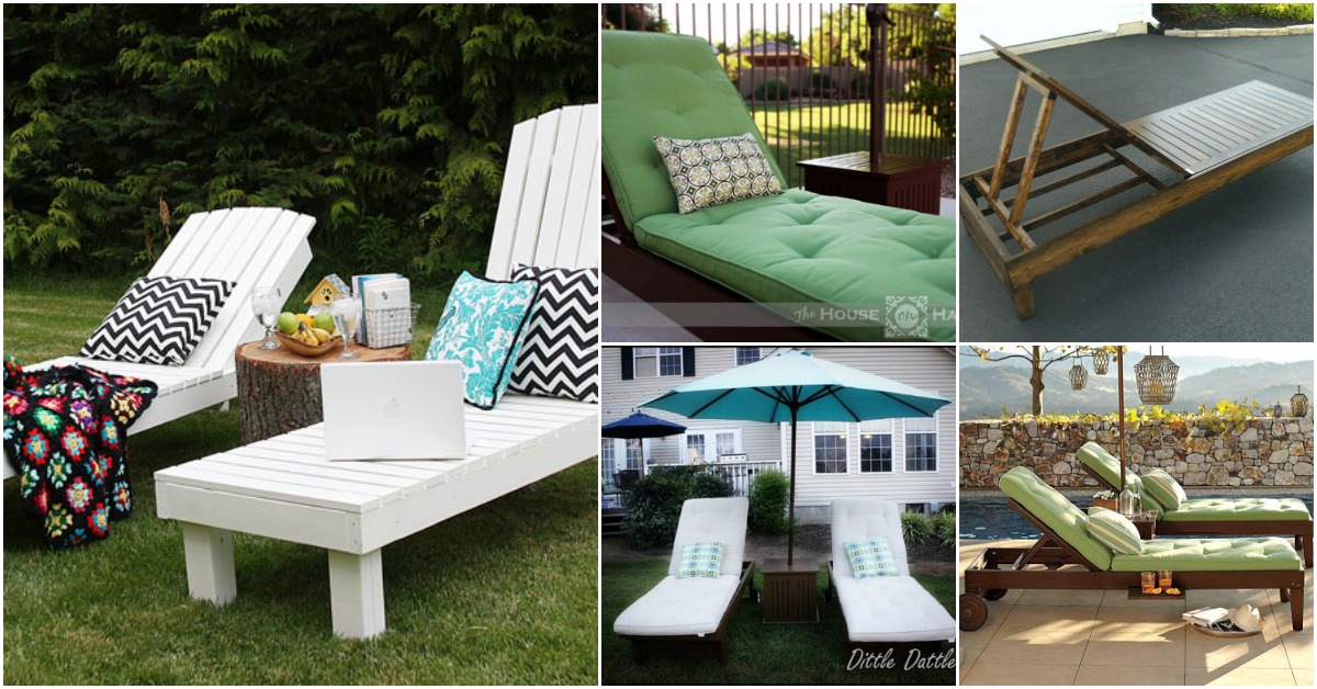 5 Elegant Sunbathing Loungers You Can DIY - FREE Plans ...