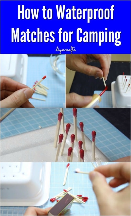 How to Waterproof Matches for Camping DIY & Crafts