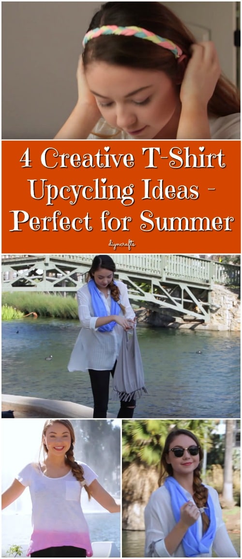 4 Creative T-Shirt Upcycling Ideas - Perfect for Summer - DIY & Crafts