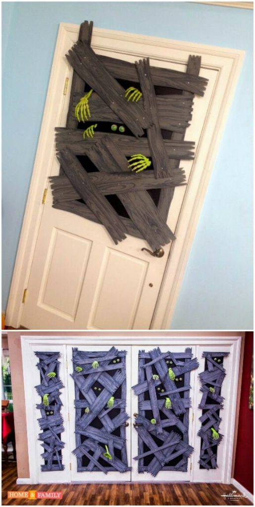 15 DIY Halloween Door Decor Ideas