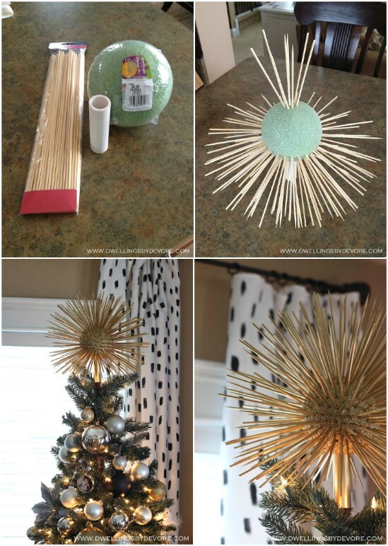 15 Festive DIY Christmas Tree Toppers to Dress Your Tree 