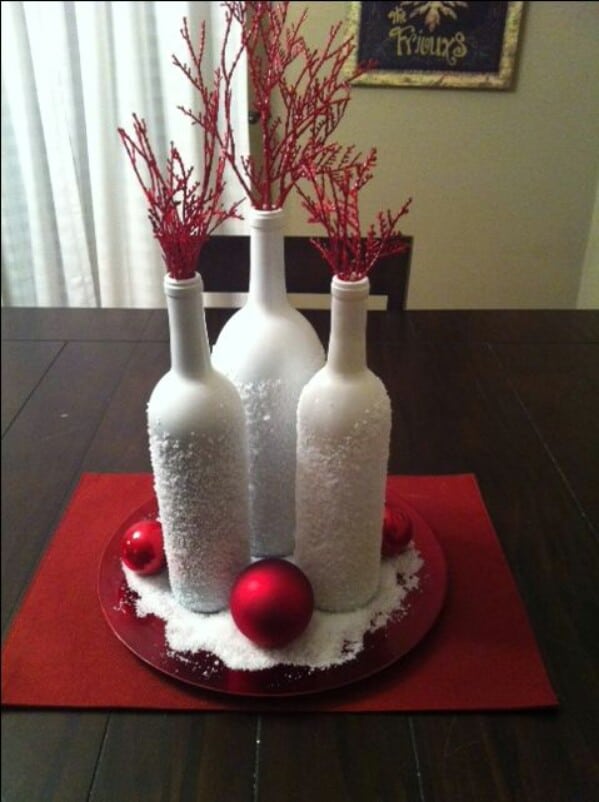 20 Festively Easy Wine Bottle Crafts For Holiday Home 