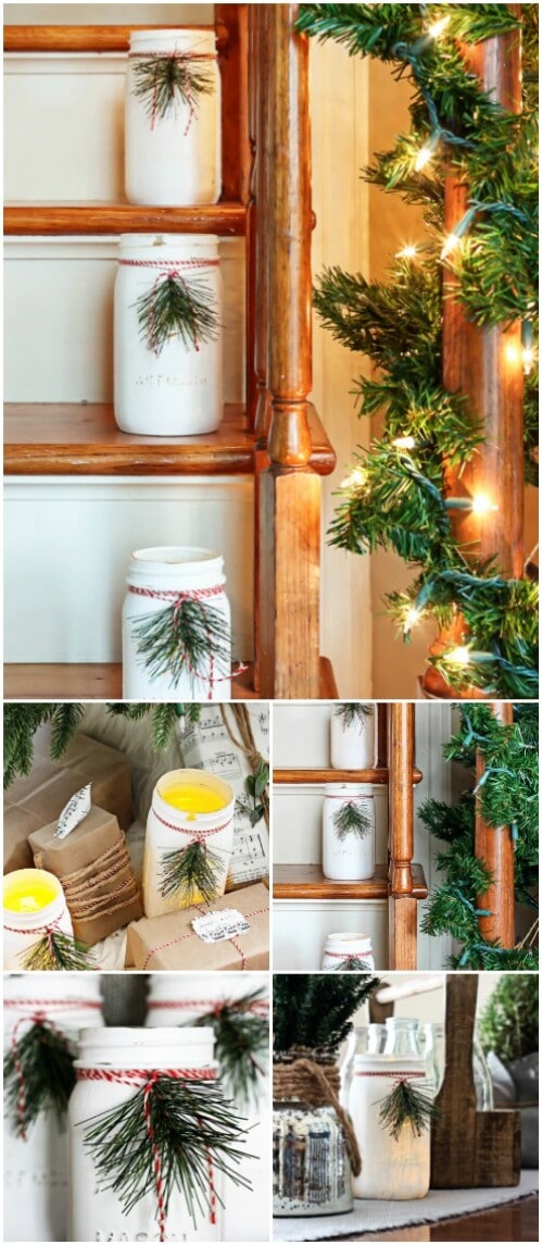 16 Rustic Farmhouse Inspired DIY Christmas Decoration Ideas