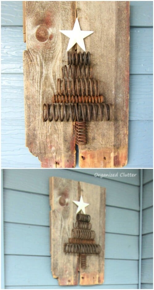 16 Rustic Farmhouse Inspired DIY Christmas Decoration Ideas