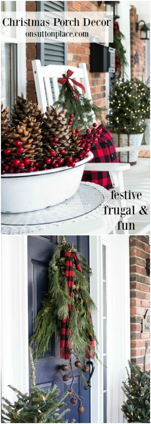 16 Rustic Farmhouse Inspired DIY Christmas Decoration Ideas