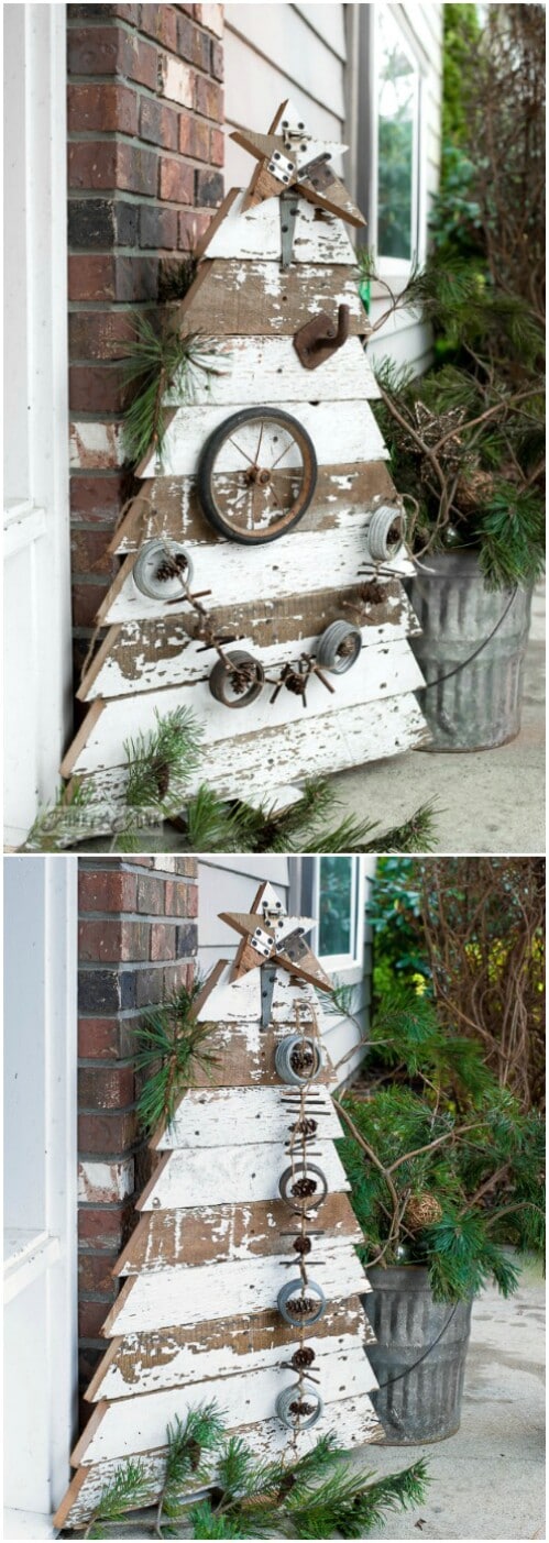 16 Rustic Farmhouse Inspired DIY Christmas Decoration Ideas