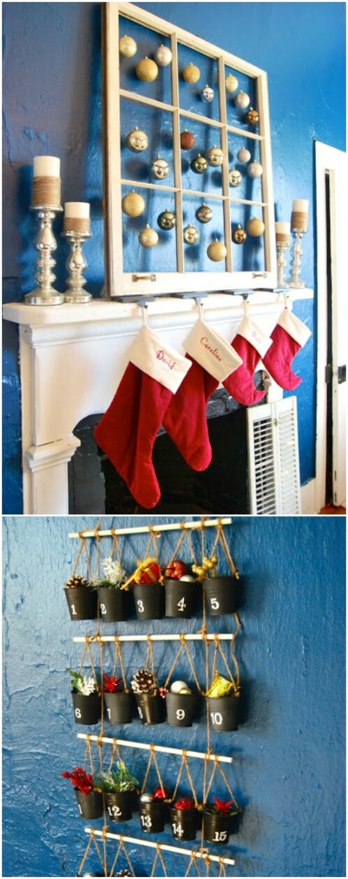 16 Rustic Farmhouse Inspired DIY Christmas Decoration Ideas